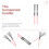 2St Drum Brushes Met Comfortabel Handvat Pink 5