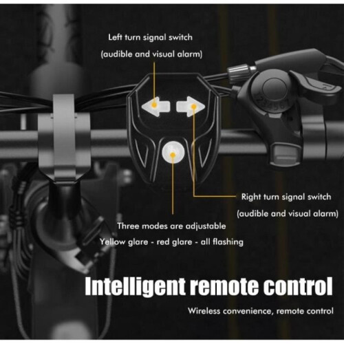 Bicycle rear light with turn signals - Brand - Model - USB rechargeable - Indicator light 2