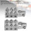 Vvikizy 2-Piece 12-Way Battery Post-Terminal Distribution Ends Auto Box Clamp 5