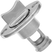 Marine Stainless Steel Boat Drain Plug 316 Oval Threaded Transom Seal with Screw