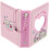 2 polegadas Mini Kpop Foto Álbum Chaveiro com Design Oco Coração, Pequeno Photocard Binder Holder 1