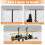 Steel garage ceiling storage hook, heavy-duty storage rack (2 pack, black) 4