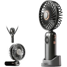 Schwarzer Handventilator Hochgeschwindigkeits bürstenlos USB Mini Luftkühler