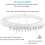 KAKOO Folding Ceiling Curtain Track Kit - 3.5M - Flexible - 26 Hooks - Multi-Angle Installation 3