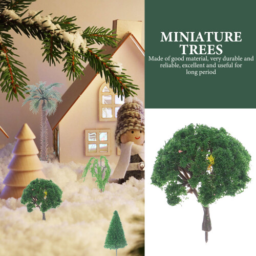 8St Mini Model PVC Voor Micro Landschap En Speelgoeddecor 2
