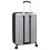 VidaXL vidaXL Suitcase Folding with Lock Silver 50 x 30 x 76 cm ABS Plastic 4