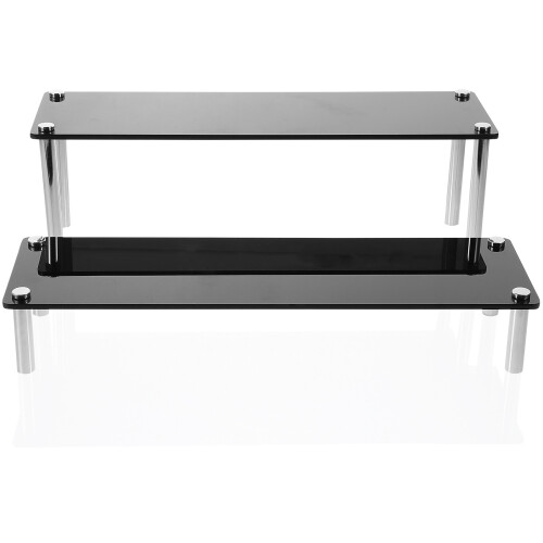 2St Multifunctionele Zwarte Cupcake Display Stand & Organizer 2