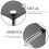 2St Multifunctionele Zwarte Cupcake Display Stand & Organizer 5