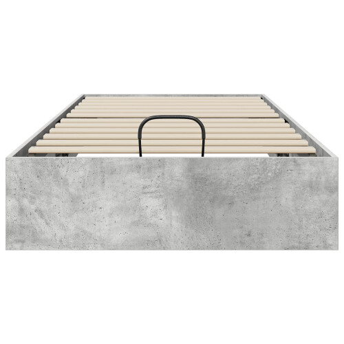 VidaXL vidaXL Ottoman Bed Frame Concrete Grey 90 x 200 cm Engineered Wood 1