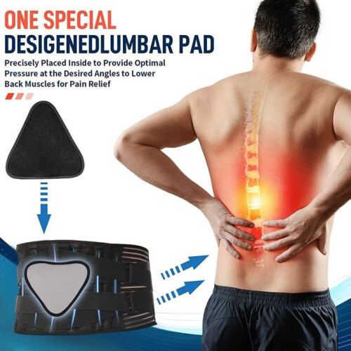 Back support belt, breathable back support belt for work, non-slip waist support belt 2