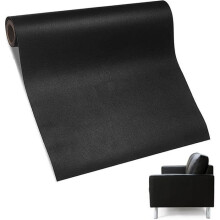 MTEVOTX Leather Adhesive, Leather Repair Patch, Leather Repair Patch, for Sofas and Car Seats - 50x137cm (Black)