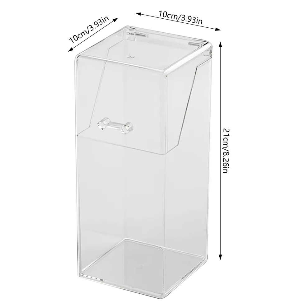 Hue-Grain (Makeup Four-Sided Brush) Large Makeup Brush Holder With Lid - Vanity Organizer