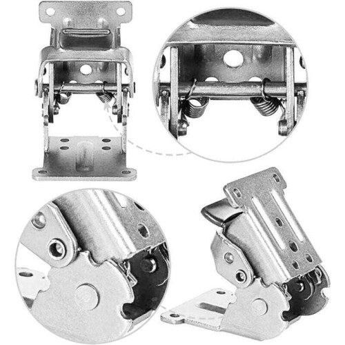 0-90-180 Degree Self-Locking Folding Hinge, Folding Table Extension Board, Foldable Bracket, Iron Folding Workbench Fittings L0077 2
