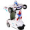 Toy - Robot Racer - Transformable - Musical - Light-Up - White 1