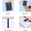 Small A5 Erasable Whiteboard, A5 Erasable Notebook, Portable Erasable Board, Reusable Erasable Notebook, With 1 Pen, For 6