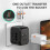 Universal adapter with 30W, 2 USB-A, 1 USB-C power adapter - Compatible with over 100 countries 2