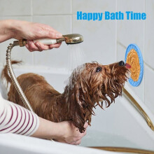 Dog lick mat with suction cups, silicone lick mat, pet food, bath, grooming and training