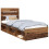 VidaXL vidaXL Bed Frame with Headboard Old Wood 75 x 190 cm Solid Pine Wood 5