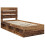 VidaXL vidaXL Bed Frame with Headboard Old Wood 75 x 190 cm Solid Pine Wood 3