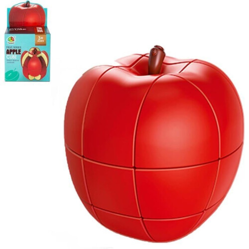 Magic Fruit Cube, a fun educational puzzle for developing intelligence and dexterity, apple theme