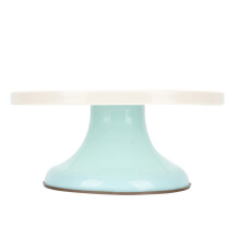Roterende Cakestand Wit Plastic Voor Eenvoudige Taartversiering