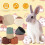 8pcs Stackable Rabbit Cups, 8 Colors, Different Sizes, Stackable Rabbit Nesting Toys 3