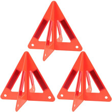3er-Pack reflektierende Warndreiecke für den Straßenrand