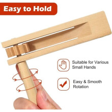 Wooden Rattle - Educational Toy - Sturdy - Robust - Musical Instrument