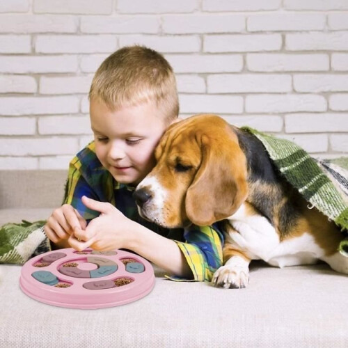 Feeder Toy - Interactive Dog Toy - Pink - Educational - Slow Feeder 1