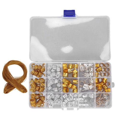 161 accessories for braids: rings, beads, bracelets and clips 2
