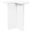 VidaXL vidaXL Side Table with Storage White Ø 39 x 38 cm Engineered Wood 4