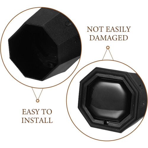 2Pcs Tennis Racket End Caps 4 1/4 Plastic Handle Bottom Covers Replacement Grip Protectors 2