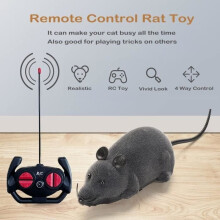 Remote Control Mouse - Interactive Toy - Gray - For Cats - Fun - Indoor Use