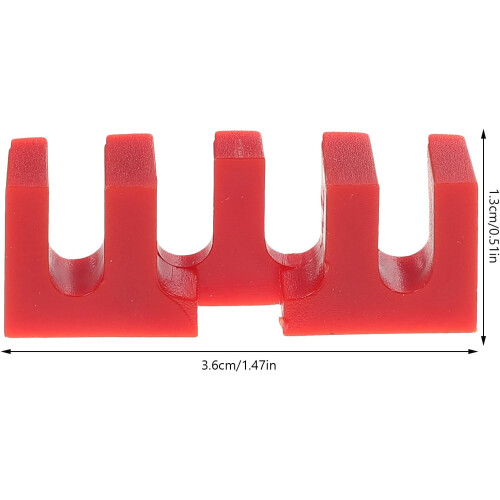 Badminton Racket Stringing Machine Load Reducers 2pcs Red Stringing Pressure Reducer Adapter Tool 1