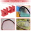 Badminton Racket Stringing Machine Load Reducers 2pcs Red Stringing Pressure Reducer Adapter Tool 3