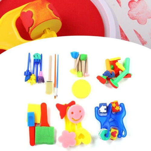 Reusing the shaped sponge, paint costume sponge pad, for children 1