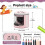 Electric pencil sharpener with battery-powered container, non-slip, double hole, automatic electric pencil sharpener for 2