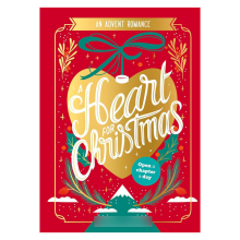 Een hart voor Kerstmis Advent Romantiek, Kerst Liefdesverhaal Advent, Romantiek Advent Boek, Open een Hoofdstuk per Dag