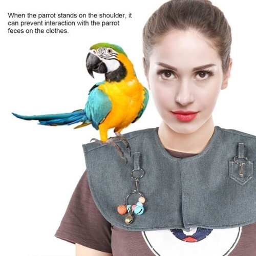 Anti-scratch parrot shoulder cape - OMABETA - Training shoulder protector - Fabric - Bird - Parrot 1