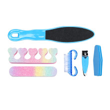 Tragbares komplettes Maniküre-Set, Nageltrimmer und-03Farbe