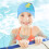 Lot de 2 bonnets de bain pour garçons, en polyester confortable, protégeant les oreilles. 5