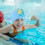 Lot de 2 bonnets de bain pour garçons, en polyester confortable, protégeant les oreilles. 8