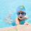 Lot de 2 bonnets de bain pour garçons, en polyester confortable, protégeant les oreilles. 7