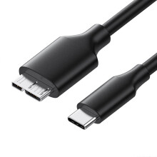 (0.5 m) USB C to B 3.0 Cable Fast Data Sync Cord For Laptops Hard Drive Disk USB Type C B Cable Multicolor