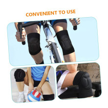 Ginocchiere imbottite per un maggiore comfort sui pattini a rotelle. Ginocchiera resistente all'usura per pallavolo e attività all'aperto.