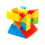 3D Magic Cube - Third-Order Twisted Cube - Smooth Rotation - ABS Resin - Yellow 6