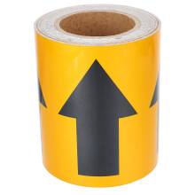 1Rol Praktische Zwarte PVC Pijl Sticker Voor Indicatiedoeleinden