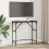 VidaXL vidaXL Console Table Black Oak 75 x 32 x 75 cm Engineered Wood 2
