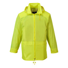 Portwest S440 Classic Waterproof Hooded Rain Jacket Taped Seams Pack Away