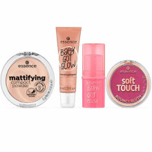 Essence - Cheeks & Radiance Kit – Blush 20 + Cheek Stick 10 + Highlighter 30 + Powder 11 -